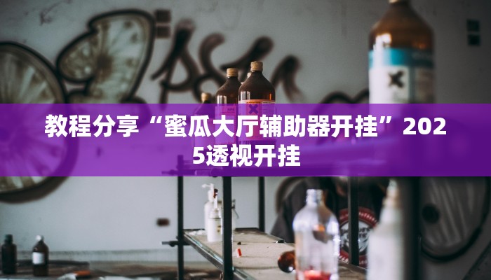 教程分享“蜜瓜大厅辅助器开挂”2025透视开挂