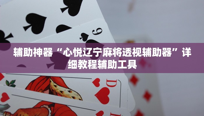 辅助神器“心悦辽宁麻将透视辅助器”详细教程辅助工具