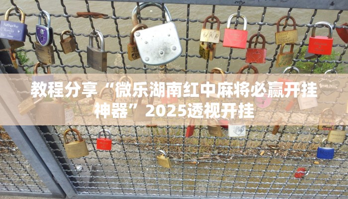 教程分享“微乐湖南红中麻将必赢开挂神器”2025透视开挂