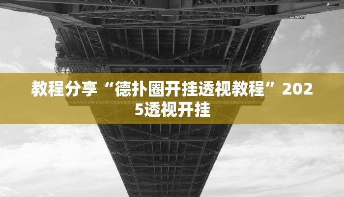 教程分享“德扑圈开挂透视教程”2025透视开挂