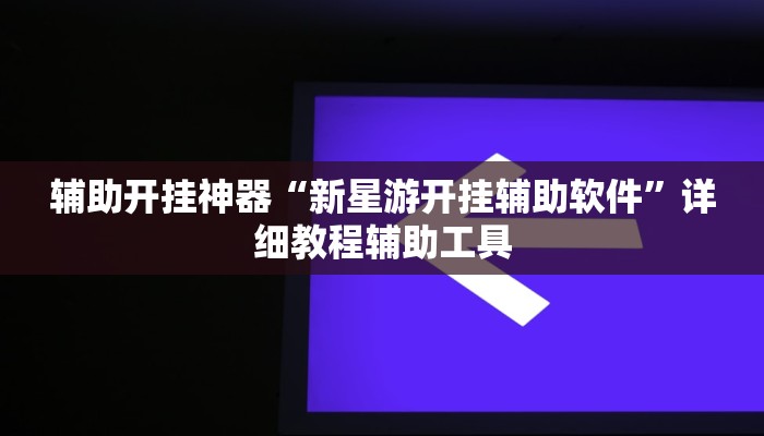 辅助开挂神器“新星游开挂辅助软件”详细教程辅助工具 辅助开挂神器“新星游开挂辅助软件”详细教程辅助工具