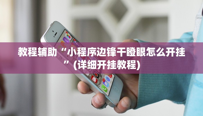 教程辅助“小程序边锋干瞪眼怎么开挂”(详细开挂教程)